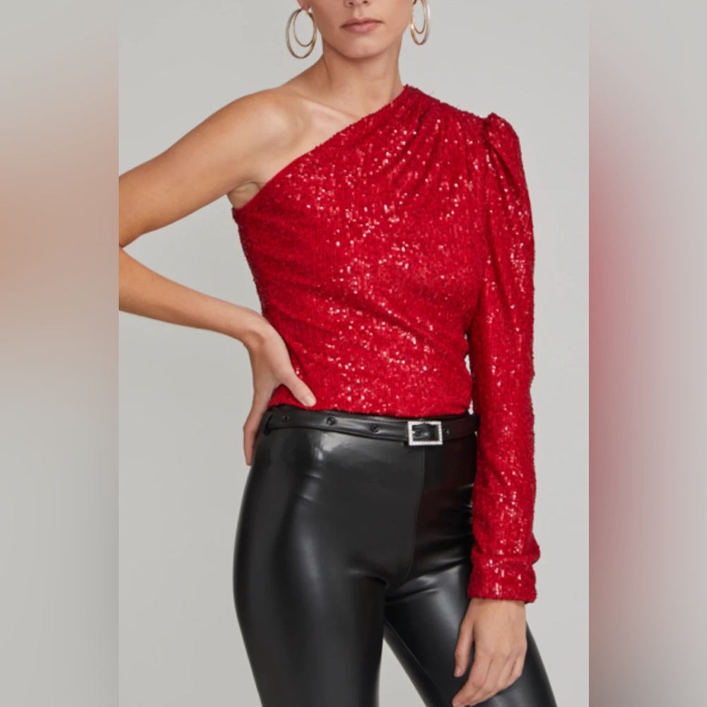 Generation Love Scarlet Sequin Blouse